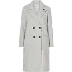 Object Linea Coat - Light Grey Melange