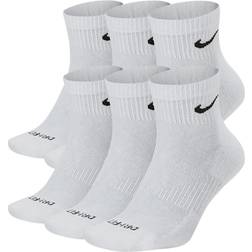 Nike Everyday Plus Cushioned Training Ankle Socks 6-pack - White/Black