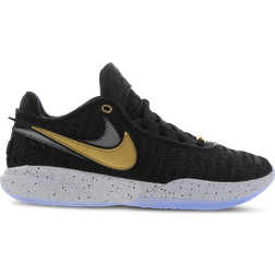 NIKE LeBron 20 - Black/White/Pure Platinum/Metallic Gold