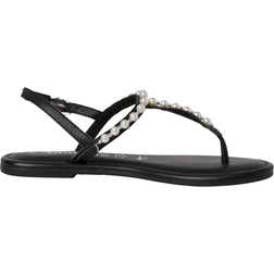 Tamaris Leather Sandal - Black