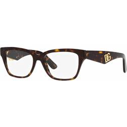 Dolce & Gabbana DG3370 502 Sköldpaddemönstradeshell Endast Båge Kvinna