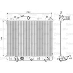 Valeo Kühler Motorkühlung 701604