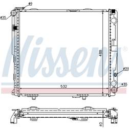 Kylare, motorkylning NISSENS 62696A