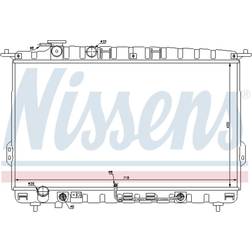 Nissens Kühler, Motorkühlung Nissens 67027
