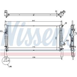Nissens 69226 Kühler, Motorkühlung
