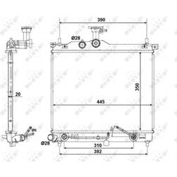 NRF 58425 Kylare, motorkylning