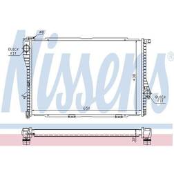 Kylare, motorkylning NISSENS 60648A