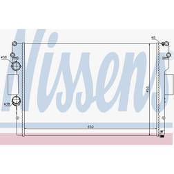 Kylare, motorkylning NISSENS 61987
