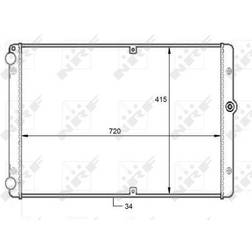 NRF Kühler, Motorkühlung 59088