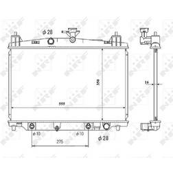NRF 53850 Kühler, Motorkühlung