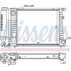 Kühler, Motorkühlung Nissens 60729A