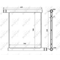 NRF 53598 Kühler, Motorkühlung