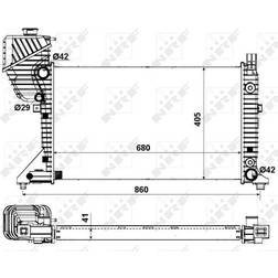 NRF Kylare, motorkylning 55349A