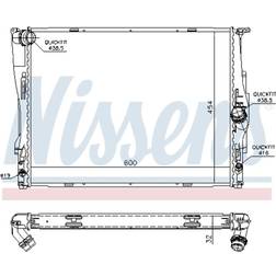 Kühler, Motorkühlung NISSENS 60786A