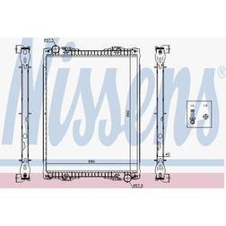 Kylare, motorkylning NISSENS 67259A