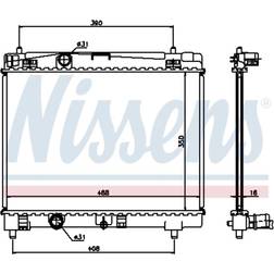 NISSENS Kylare, motorkylning 5707286219069