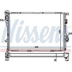 Nissens Nissens 60603A Kühler, Motorkühlung