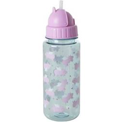 Rice Vattenflaska Flying Pig Rosa