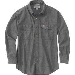 Carhartt Loose Fit Midweight Chambray Long-Sleeve Shirt - Black
