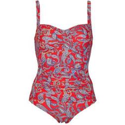 Missya Argentina Venice Swimsuit Wine red w Pattern