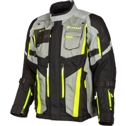 Klim Badlands Pro, Textiljacke Gore-Tex Schwarz/Grau/Neon-Gelb