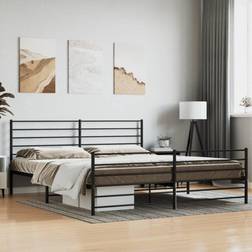 vidaXL Sengeramme i Metall Uten Madrass 180x200 cm Sängram