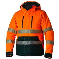 Top Swede 127 Jakke - Orange/Marineblå