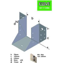 Essve Bjælkesko Type U 76 x 122 mm