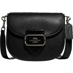 Coach Morgan Saddle Bag - Gunmetal/Black Multi