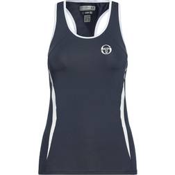 Sergio Tacchini Eva Padel & Tennis Tank Top For Women - Navy/White