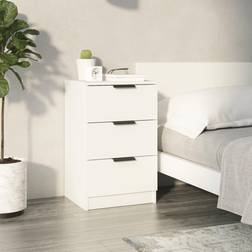 vidaXL white, 1/2x Night Bedside Table