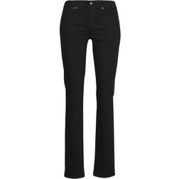 Levi's 712 slimmade jeans med passpoalficka Black 29X28