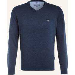 Fynch-Hatton Pullover - Blå/Meleret/Hvid