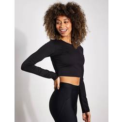 Alo Black Finesse Top Black