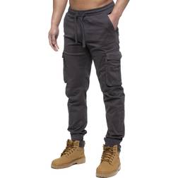 Enzo Mens Cargo Jogger Jeans