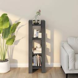 vidaXL 41x35x125 massivt fyrretræ Bogreol