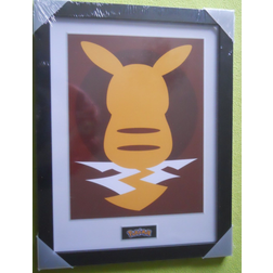 ABYstyle Pokémon Framed Print Pikachu Silhouette 25 30 x 40 Billede