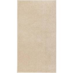 vidaXL Rug Short Pile Beige cm