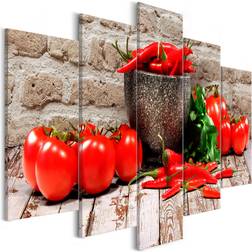 Artgeist Red Vegetables Dele Brick Wide Billede