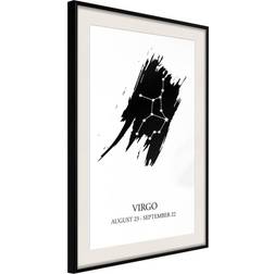 Artgeist Inramad Tavla Zodiac: Virgo I Poster