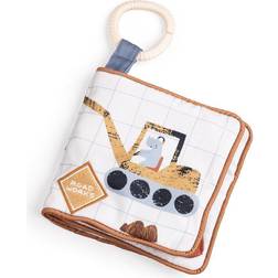Sebra Aktivitetsbog i Tyg Busy Builders Blue