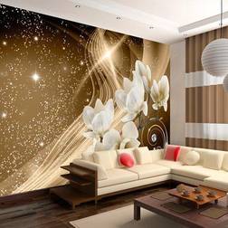 Artgeist Fototapet Golden Milky Way 250 x 175 cm