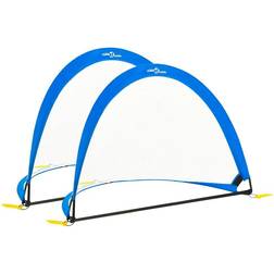 vidaXL Children Football Goals pcs Set with Storage Bag 119x82x84.5