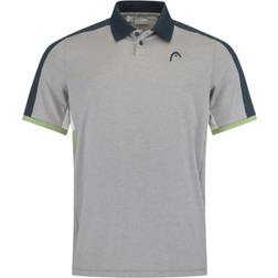 Head BEKLEIDUNG Padel Tech Graues Poloshirt