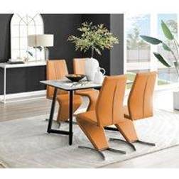 Furniturebox Box Carson Marble Dining Set