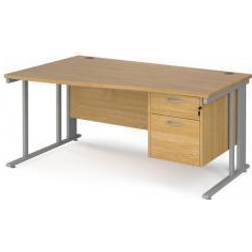 Dams International Hand Wave 1600mm Writing Desk