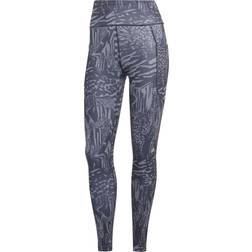 adidas Performance Daily Run Icons Print 7/8 Tights Svart