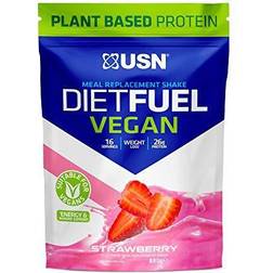 USN Diet Fuel Vegan Strawberry 880g: Dairy Free Vegan Meal