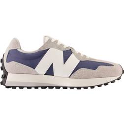 New Balance Men's 327 in Grey/Blue Suede/Mesh