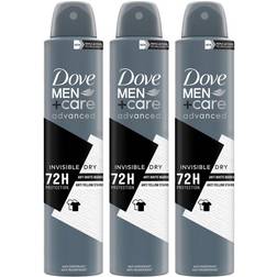 Dove Men+Care Advanced Invisible Dry 72H Protection Deo Cream 200ml 3-pak